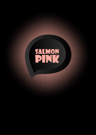 Salmon Pink Button In Black V.3
