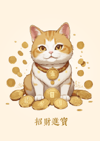 招財進寶 (可愛小貓)