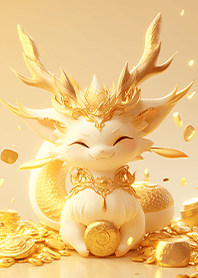⭐️黄金の財運を招く金ピキュー❤️1-2