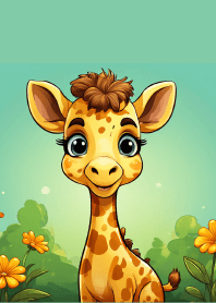 Cute giraffe cartoon (JP)