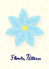 お花パターン14-水彩画-