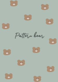pattern bear (dustygreen)