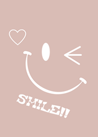 Smile !! pink beige