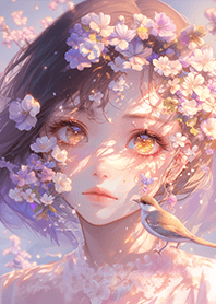 絢麗の花鳥女孩❤️