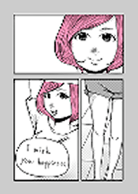 "Cartoon"Cute her daily life