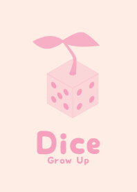 Dice Grow up  Baby pink