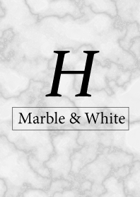 H-Marble&White-Initial
