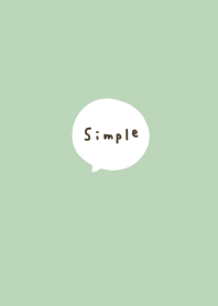 Cute natural green and simple.