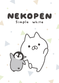 ねこぺん日和（シンプルホワイト）