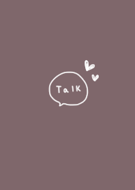 Dull pink gray. Simple.