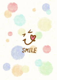 Adult watercolor Polka dot2 - smile9-