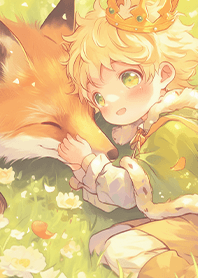 Little Prince and Fox on the MeadowGN JP