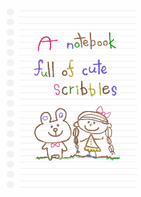 A notebook full of cute scribbles 10