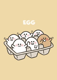 white egg - yellow