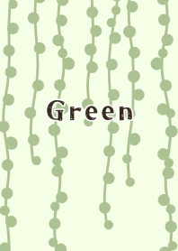Natural green necklace theme