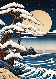 Ukiyo-e Mountains, Seas Bc3c81