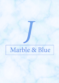 J-Marble&Blue-Initial