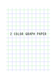 2 COLOR GRAPH PAPER-GREEN&PURPLE-WHITE