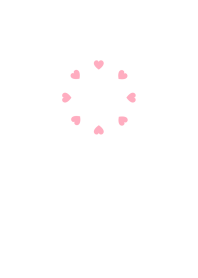 Simple Heart Pink & White