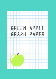 GREEN APPLE GRAPH PAPER-EMERALD GREEN