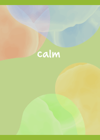 calm on moss green