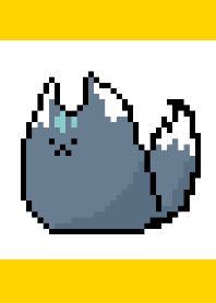 Dot picture cat wolf