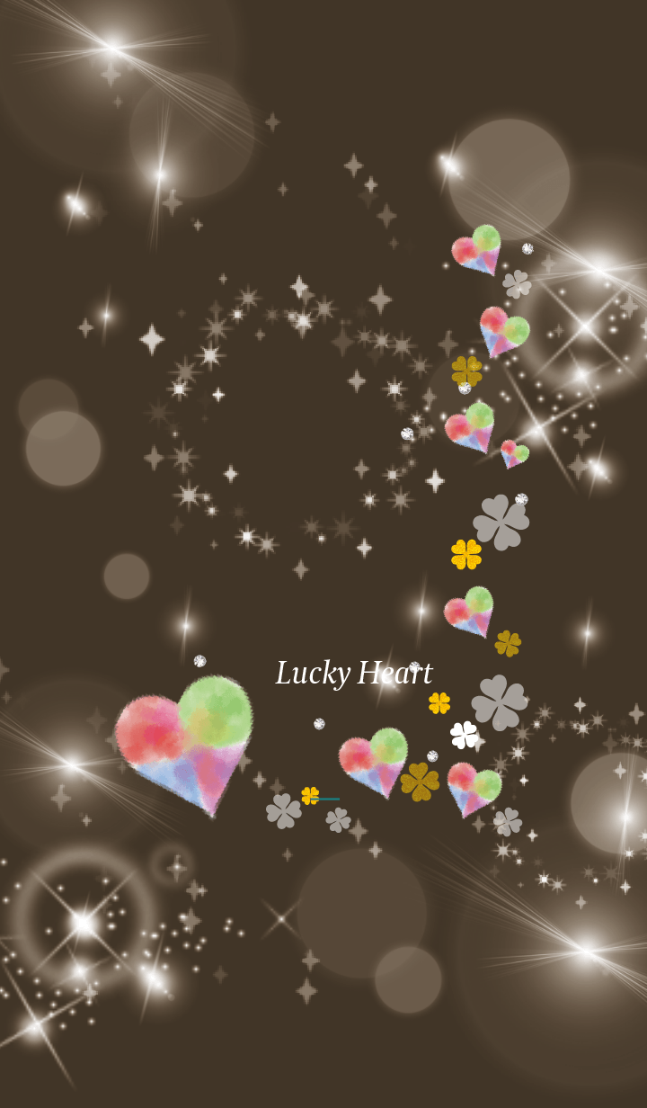 Brown Green : Bright lucky heart