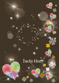 Brown Green : Bright lucky heart