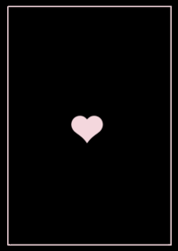heart & frame | black pink.