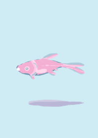 pink fish water