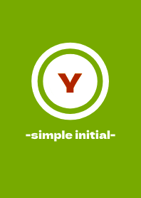 シンプル　イニシャル　-Y- 71