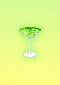 Green apple cocktail