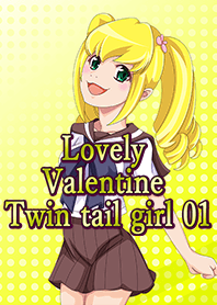 Lovely Valentine Twin tail girl 01
