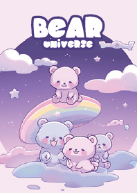 Bear in pastel universe