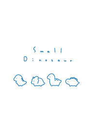 Small Dinosaur (TinyEyes)/blue white