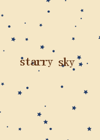 starry sky (navybeige)