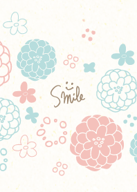 Two-color ball-like flowers10 from Japan