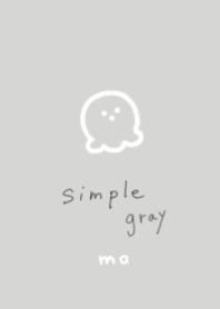 簡單的灰色 mo