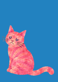 A depressed cat01 blue