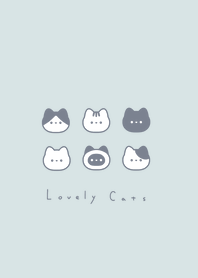 貓臉 * light blue