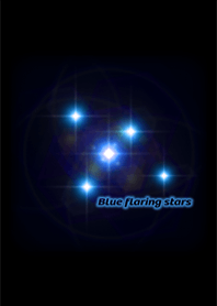 Blue flaring stars
