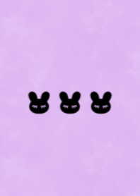 sleeping rabbit.(black3-09)