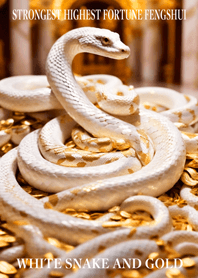 White snake and gold  Lucky 67