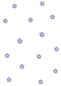 flower pattern (*purplewhite)