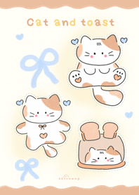 Cat and toast :)