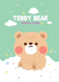 Teddy Bear Candy Cotton Green