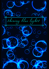 Shining blue light1