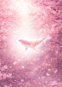 Flying whale carrying happiness 9