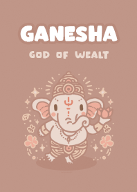 มินิมอล พระพิฆเนศ : Beige03