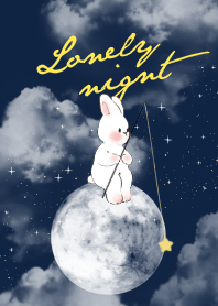 White Bunnie Lonely Night